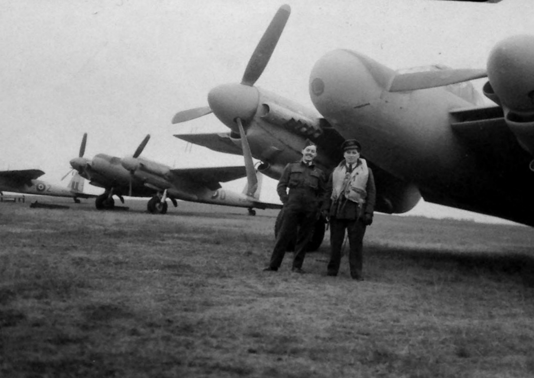 23 Squadron Mosquito and crews 3