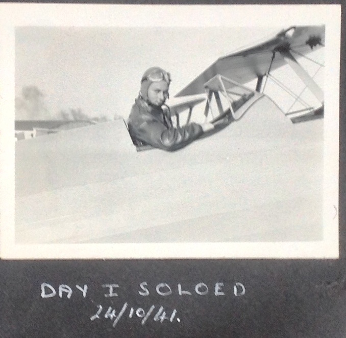 Day I soloed 24 October 1941