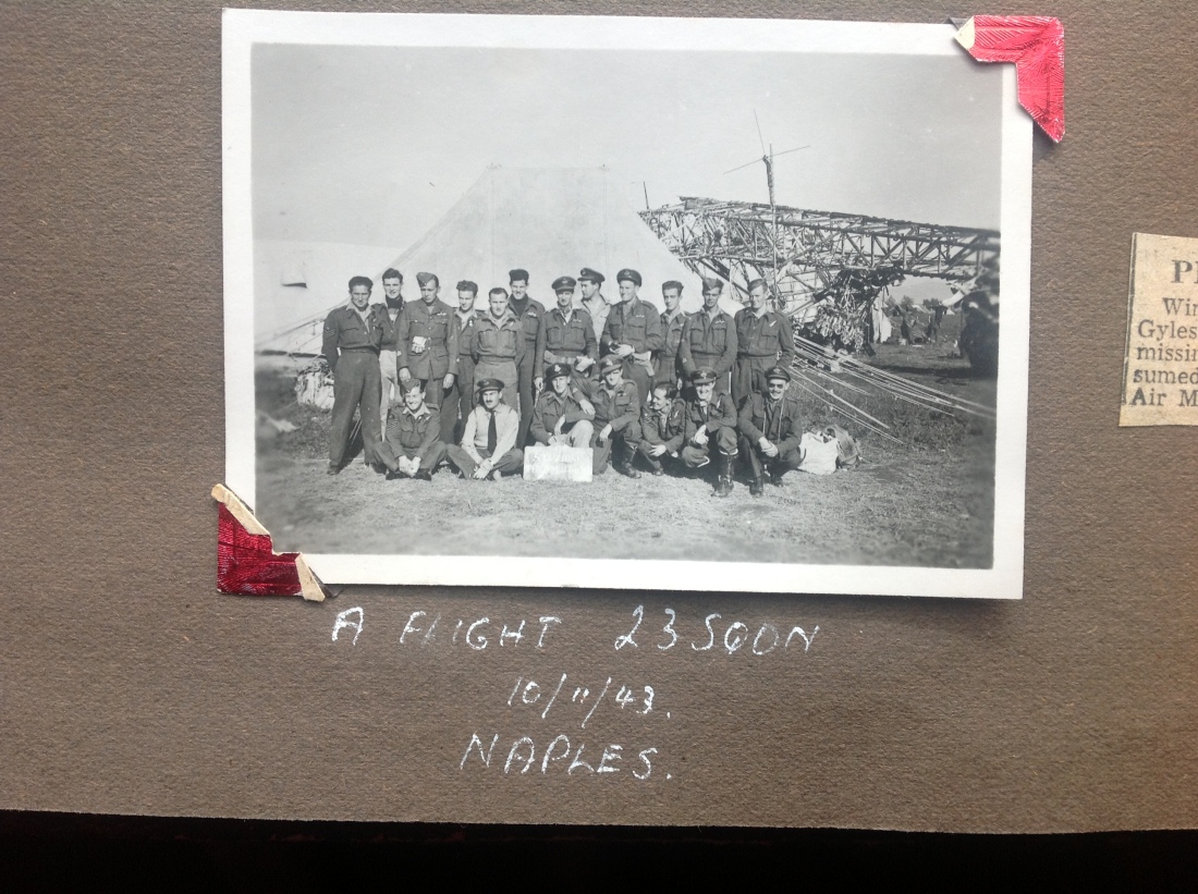 A flight 23 Squadron Naples 10 November 1943